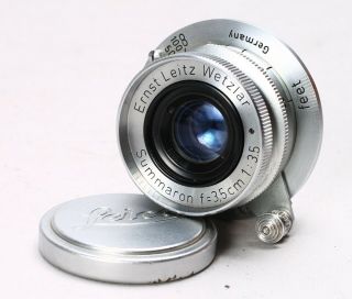 Leica Leitz Summaron 3.  5cm 35mm F/3.  5 Ltm M39 Wide Angle Lens No.  713709