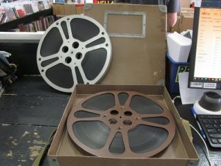 Vintage 1935 Bride Of Frankenstein Movie 16mm 2 Reel Set W/ Carrying Case Rare