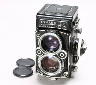 Rolleiflex 2.  8f 6x6cm Tlr Film Camera W/ Xenotar 80mm F/2.  8 Lens - Needs Service