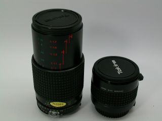 Nikon Ai - S Mount Tokina 90mm 2.  5 Macro 2.  5/90 Functional Minty Lens,  Extender