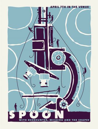 Spoon Concert Gig Poster 2010 -