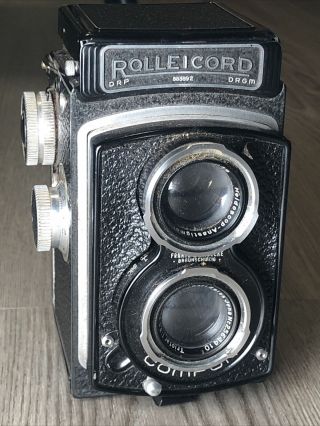 Rolleicord Ii Type 4 With Triotar 7.  5cm F/3.  5 Lens