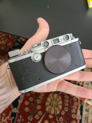 Vintage Leica DRP Ernst leitz GmbH Wetzlar Camera No.  242049 4