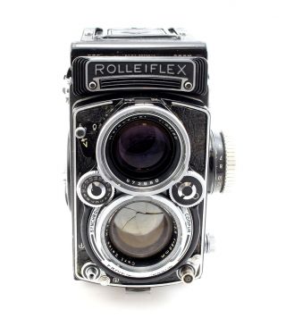 Rolleiflex 2.  8e3 (k7e3) Tlr Camera,  With Planar 80mm F/2.  8 Lens - Serviced