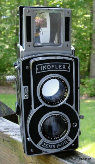 Zeiss Ikon Ikoflex Iii 853/16 Tlr Camera Tessar F/2.  8 8cm Lens W/ Case