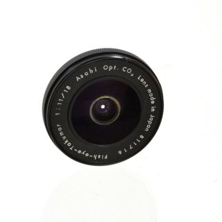 【 】rare Pentax Fish - Eye - Takumar Lens 1:11/18mm Lens Screw Mount Asahi Opt