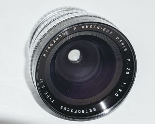 P.  Angenieux Paris 28mm F/3.  5 Retrofocus Type R11 Wide Angle Lens Fits Exakta