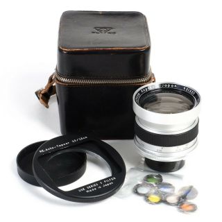 :topcon Re Auto Topcor 2.  5cm 25mm F3.  5 Wide Angle Lens W/ Holder & Case [mint - ]