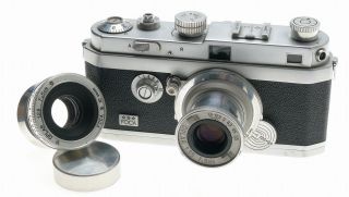 Foca Rangefinder Camera Oplar 1:3.  5/5cm Lens 2.  8/50mm Chrome Flash Sync