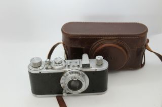 Vintage Leica Standard Camera 1935 Leitz Elmar Lens Leather Case 179763