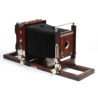 :[EX,  ] Gundlach Korona 4x5 View Wooden Large Format Camera w/ Extension & Case 2