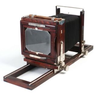 :[EX,  ] Gundlach Korona 4x5 View Wooden Large Format Camera w/ Extension & Case 4