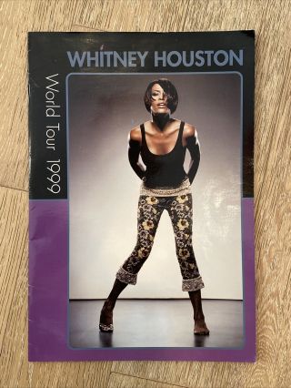 Whitney Houston World Tour 1999 Concert Program