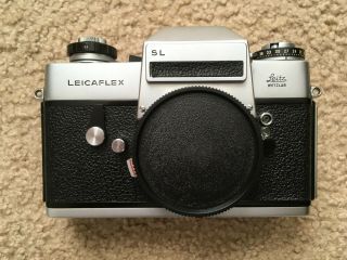 Leica Leitz Wetzlar Leicaflex Sl 35mm Film Camera Body With 90mm F2.  8 2 - Cam Lens