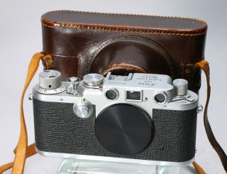 Leica Leitz Iiif Red Dial Rd Screw Mount Rangefinder Body 635668