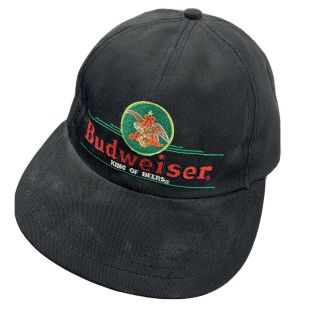 Vintage Budweiser King Of Beers Ball Cap Hat Snapback Baseball