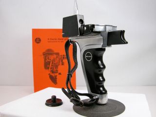 Rare Bolex Hand Grip/trigger With Disc For Bolex 16mm Rex 4 Rex 5 16mm Cameras