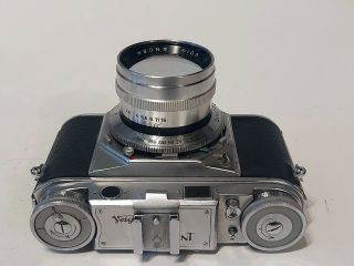 Voigtlander Prominent Mk1 Rangefinder 35mm Film Camera W/ Nokton 50mm f/1.  5 Lens 4