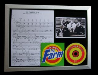 The Farm All Together Now Top Quality Ltd Framed Cd Display,  Express Global Ship