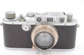 Leica Iiia With Nikkel Summar 5cm F2 Lens.