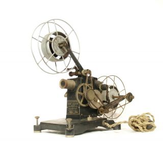1914 Cello Hand - Crank Chain - Drive 35mm Silent Movie Projector Kinetoscope Era