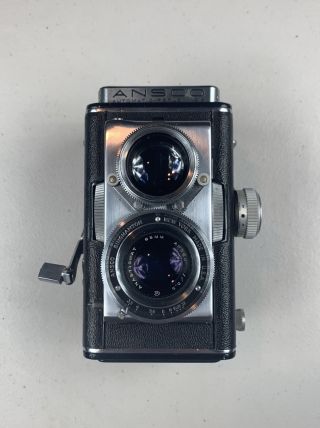 Vantage Ansco Automatic Reflex F 35 Twin Lens Camera 83 Mm