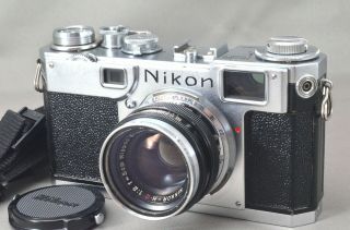 =excellent= Nikon S2 Rangefinder 35mm Film Camera,  Nikkor - H・c 50mm F/2 139