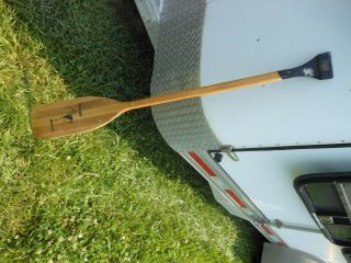 Vintage Navaho Brand Wooden Canoe Paddle - 48 Inch Boat Oar