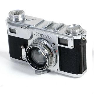 ^ Contax Ii 35mm Rangefinder Camera W/ 5cm 50mm F2 Sonnar Lens [read]