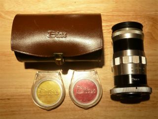 German Telephoto Lens W.  Voss Diax B Schneider - Kreuznach Tele - Xenar F/4 135mm,