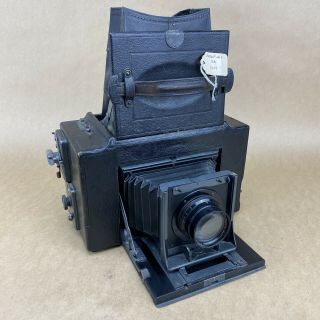 Graflex 3a Large Format Camera W/ 5x7 Tessar Bausch & Lomb Lens