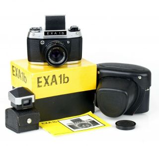 Certo Pentacon Camera Exa Ib 1 B,  Lens Meyer - Optik Domiplan 2.  8/50 Boxed M42