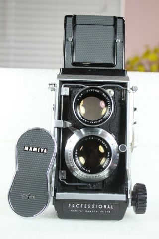 Ex - Mamiya C3 Professional Tlr Camera & 80mm/f1:2.  8 Mamiya - Sekor Lens