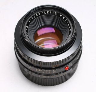 Leica Leitz Summicron - R 50mm F/2 Prime Standard Lens 2 Cam