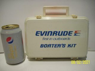Vtg / Antique 1965 & 1977 Evinrude First In Outboards Boater 