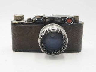 Vintage Leica Ii D Camera Body W/ Sonnar 50mm F/1.  5 Lens (u10005)