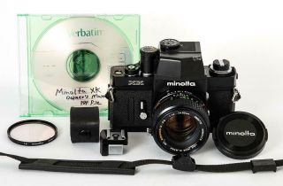 Minolta Xk Camera 50mm F/1.  4 Lens Ae Finder Cosmetically - Mirror Hangs Up