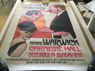 Dionne Warwick,  Stan Getz,  And Joe Mooney Poster