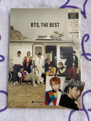 Bts The Best Japan Fc Limited Edition Album With Rm 2 Photocards (us Ship)