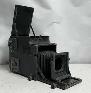 Folmer Rb Auto Graflex Slr Camera 3 1/4 X 4 1/4 C.  1913 For Restoration / Parts