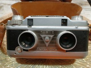 Bell & Howell TDC Stereo Vivid 35mm Film Camera WITH CASE Very well Kept 3