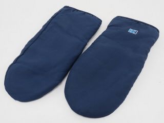 Helly Hansen Vintage Mittens Fleece Lined Blue/navy Size 8 Gloves Polyester