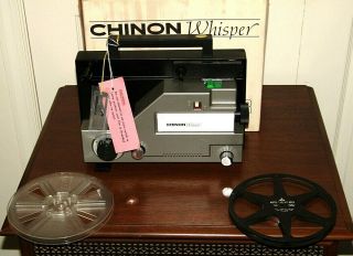 Chinon Whisper Silent Dual 8 Movie Projector (model 727)
