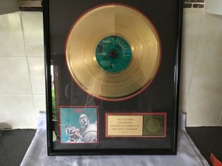 Rare Queen “news Of The World” Gold Disc Lp Limited Edition 3/50,  Hr - 61037 - 2