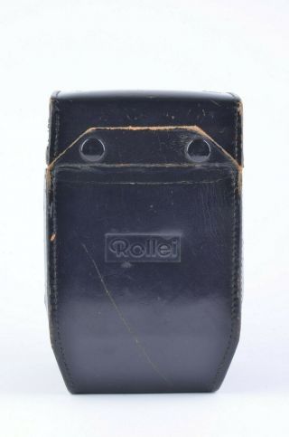 Rare Rollei Rolleiflex Sl66 Black Leather Camera Eveready Case