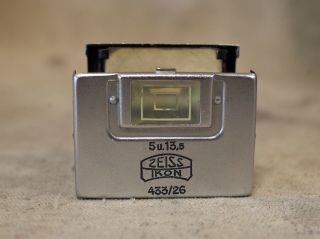 Zeiss Ikon 433/26 Folding Chrome Albada 5cm/13.  5cm Finder VIEWFINDER for Contax 2