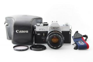 " N " Canon Ftb Ql Slr Film Camera W/fd 50mm F/1.  8 S.  C.  From Japan 792431