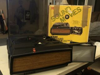 [euc ] Kodak 1970’s Moviedeck 265 Projector (& Viewer) Sound Movies 8 Mm