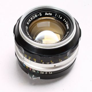 Nikon Nikkor - S 50mm F/1.  4 Non - Ai Fast Prime Lens No.  467100