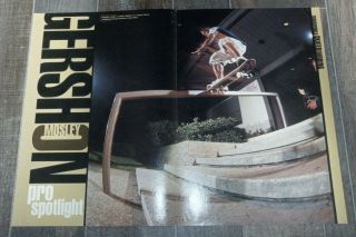 Gershon Mosley Brian Anderson Vintage Skateboard Poster Shorty 